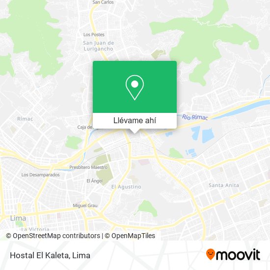 Mapa de Hostal El Kaleta
