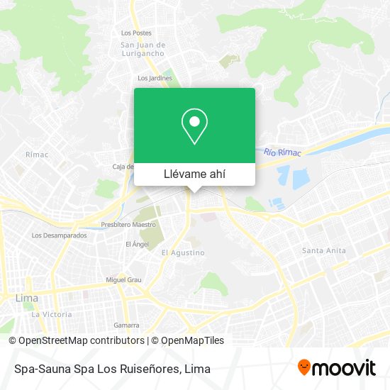 Mapa de Spa-Sauna Spa Los Ruiseñores