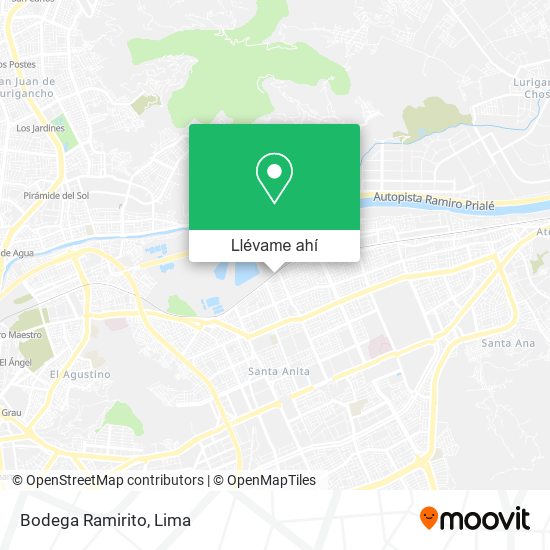 Mapa de Bodega Ramirito
