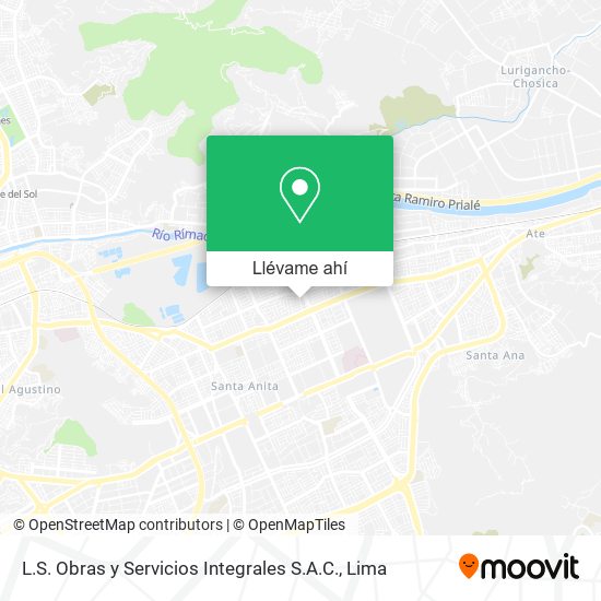 Mapa de L.S. Obras y Servicios Integrales S.A.C.