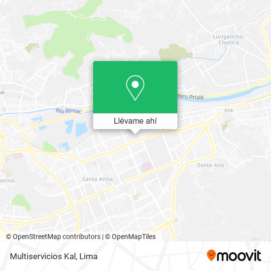 Mapa de Multiservicios Kal