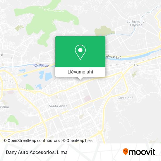 Mapa de Dany Auto Accesorios