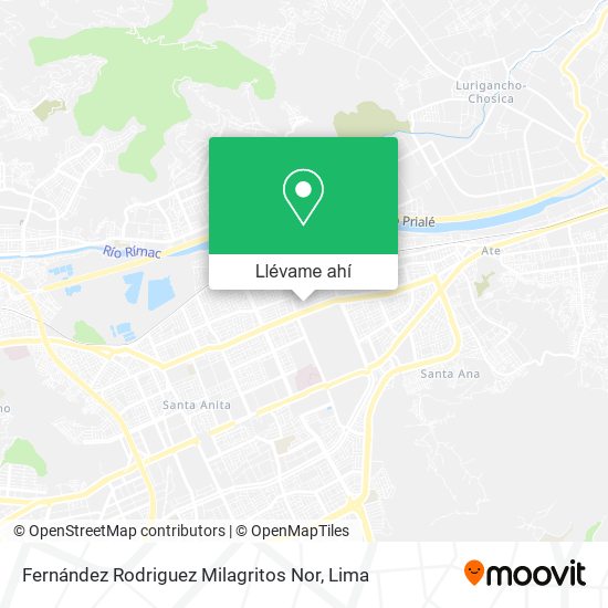 Mapa de Fernández Rodriguez Milagritos Nor