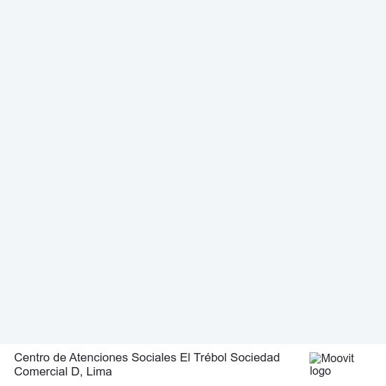 Mapa de Centro de Atenciones Sociales El Trébol Sociedad Comercial D