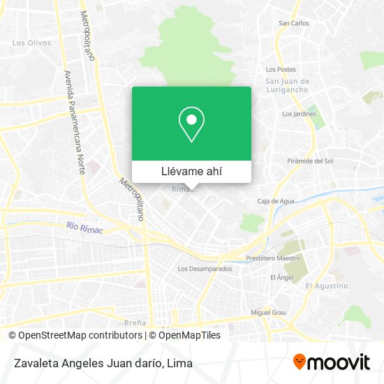 Mapa de Zavaleta Angeles Juan darío