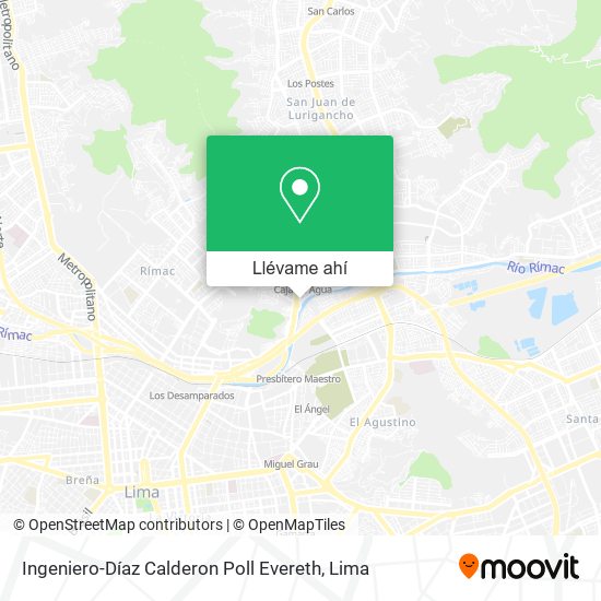 Mapa de Ingeniero-Díaz Calderon Poll Evereth