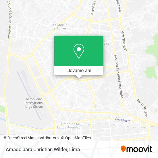 Mapa de Amado Jara Christian Wilder