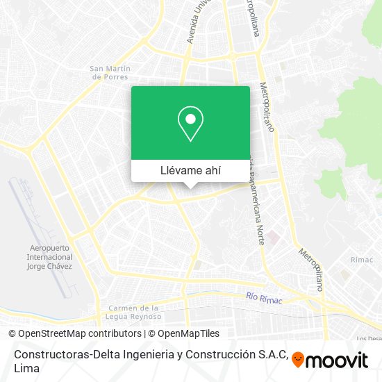 Mapa de Constructoras-Delta Ingenieria y Construcción S.A.C