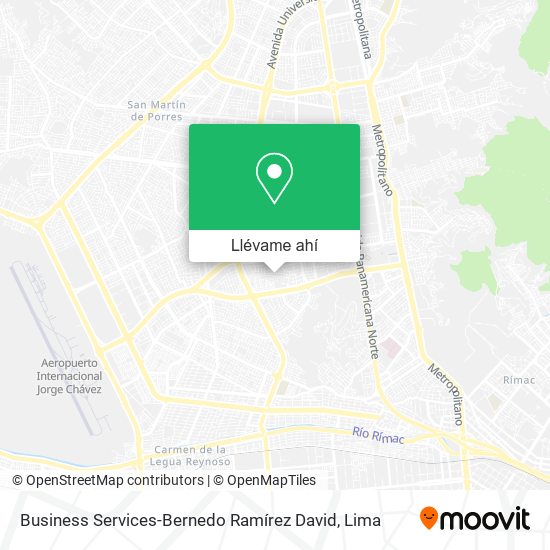 Mapa de Business Services-Bernedo Ramírez David