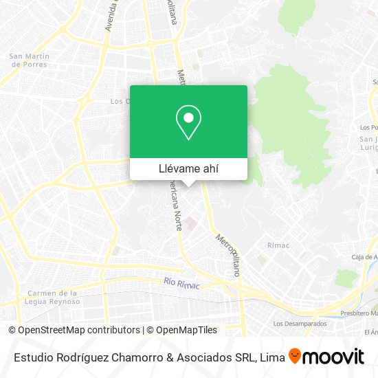Mapa de Estudio Rodríguez Chamorro & Asociados SRL