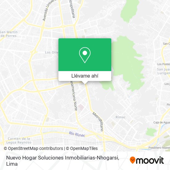 Mapa de Nuevo Hogar Soluciones Inmobiliarias-Nhogarsi