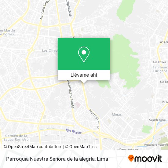 Mapa de Parroquia Nuestra Señora de la alegría