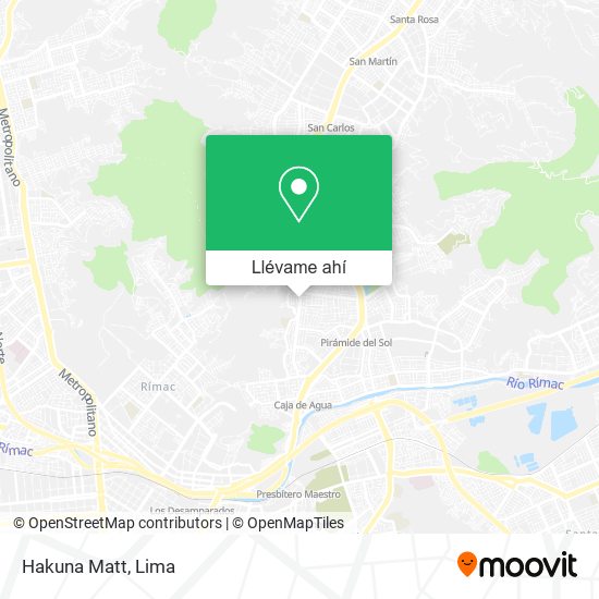 Mapa de Hakuna Matt