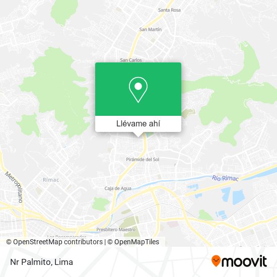 Mapa de Nr Palmito