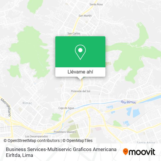 Mapa de Business Services-Multiservic Graficos Americana Eirltda