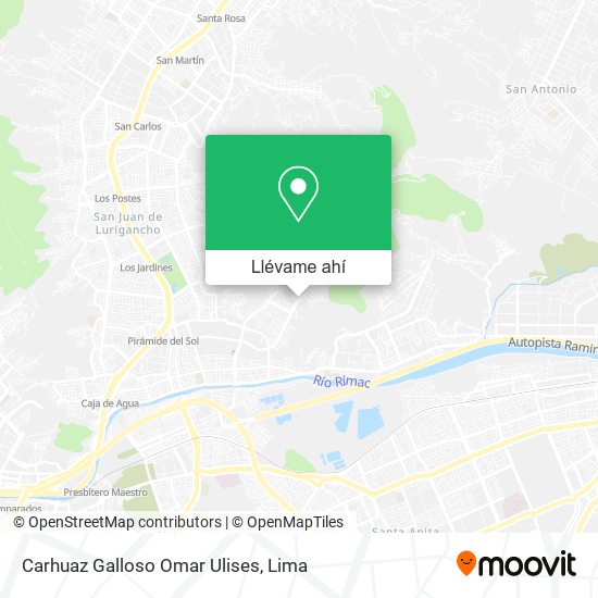 Mapa de Carhuaz Galloso Omar Ulises