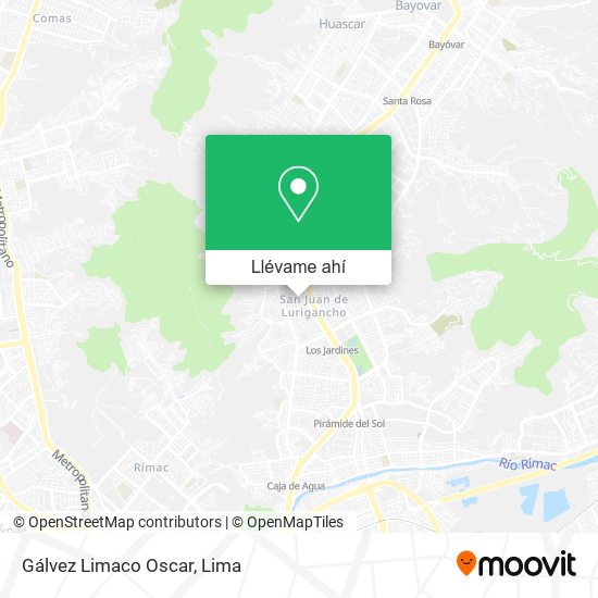 Mapa de Gálvez Limaco Oscar