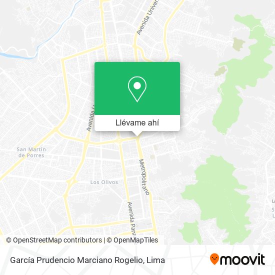 Mapa de García Prudencio Marciano Rogelio