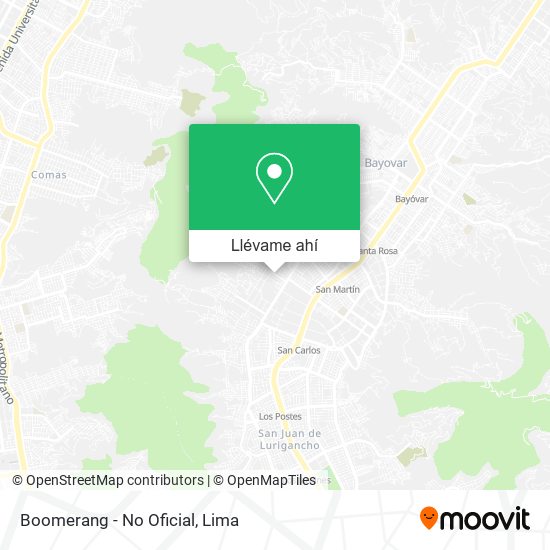 Mapa de Boomerang - No Oficial