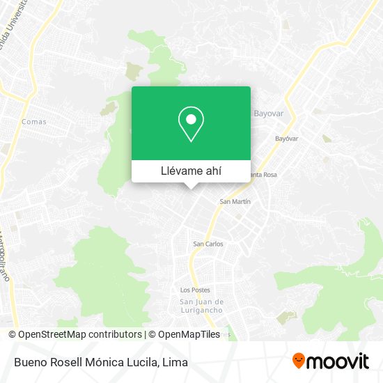 Mapa de Bueno Rosell Mónica Lucila