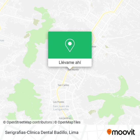 Mapa de Serigrafias-Clínica Dental Badillo