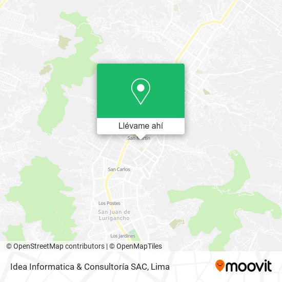Mapa de Idea Informatica & Consultoría SAC