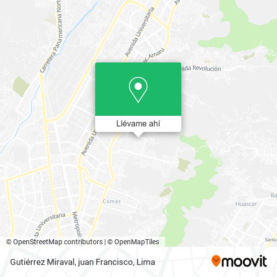 Mapa de Gutiérrez Miraval, juan Francisco