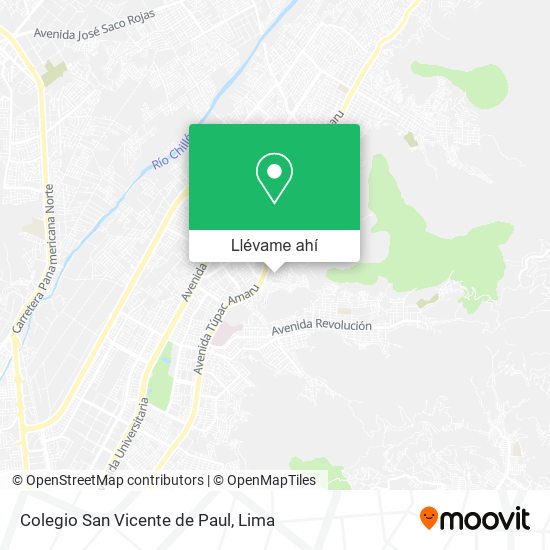 Mapa de Colegio San Vicente de Paul
