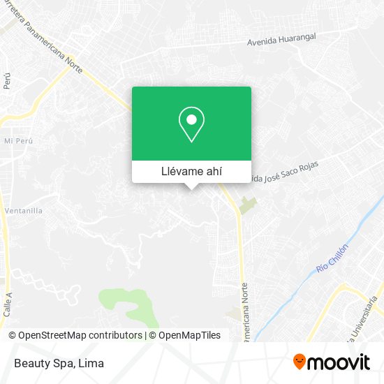 Mapa de Beauty Spa