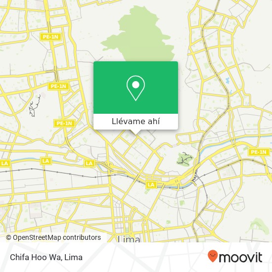 Mapa de Chifa Hoo Wa