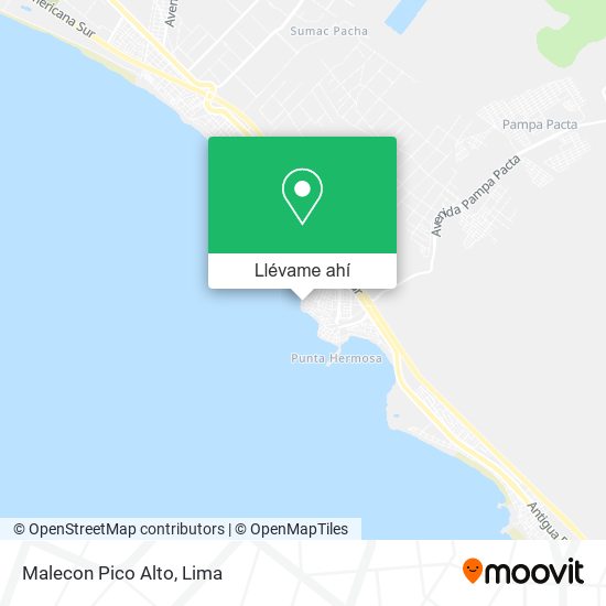 Mapa de Malecon Pico Alto