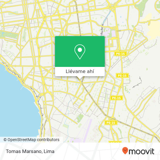 Mapa de Tomas Marsano