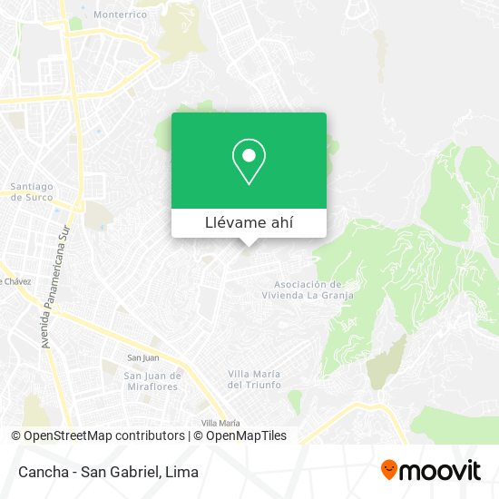 Mapa de Cancha - San Gabriel