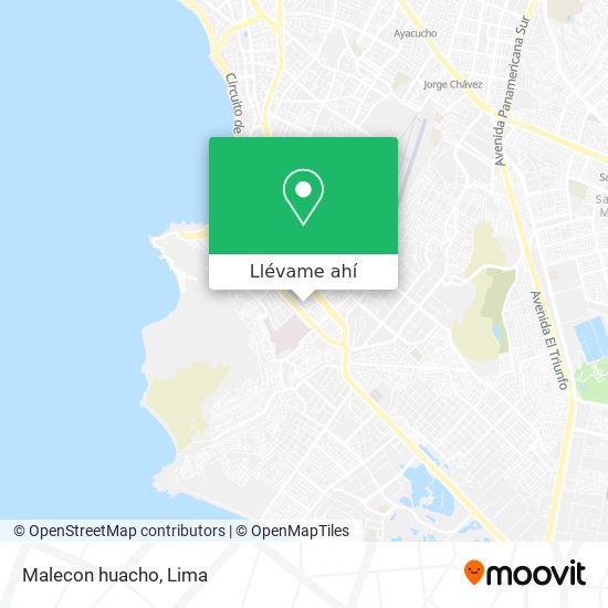 Mapa de Malecon huacho