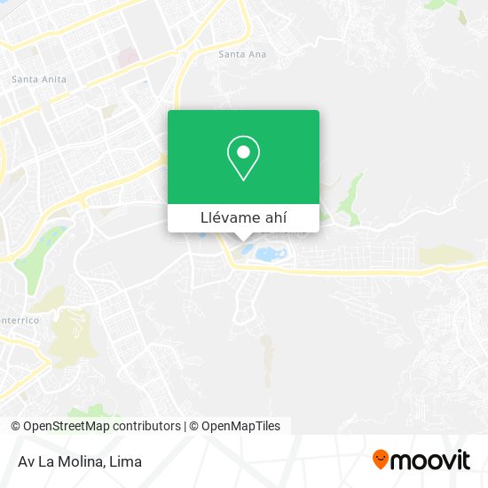 Mapa de Av La Molina
