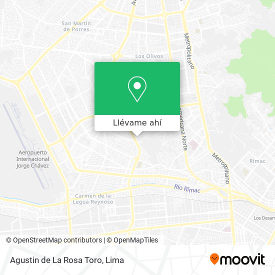 Mapa de Agustin de La Rosa Toro