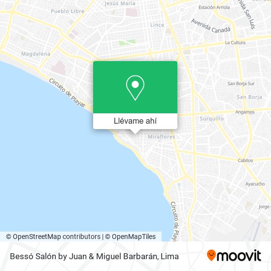 Mapa de Bessó Salón by Juan & Miguel Barbarán