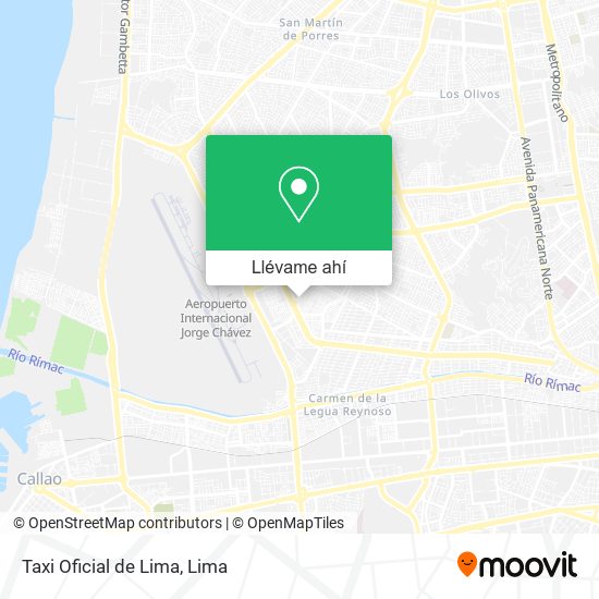 Mapa de Taxi Oficial de Lima