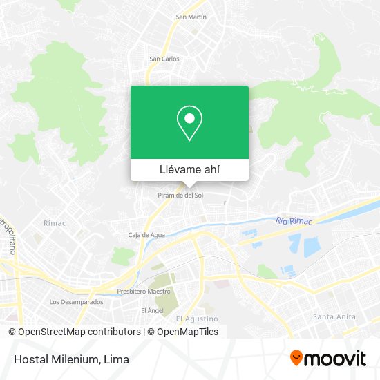 Mapa de Hostal Milenium