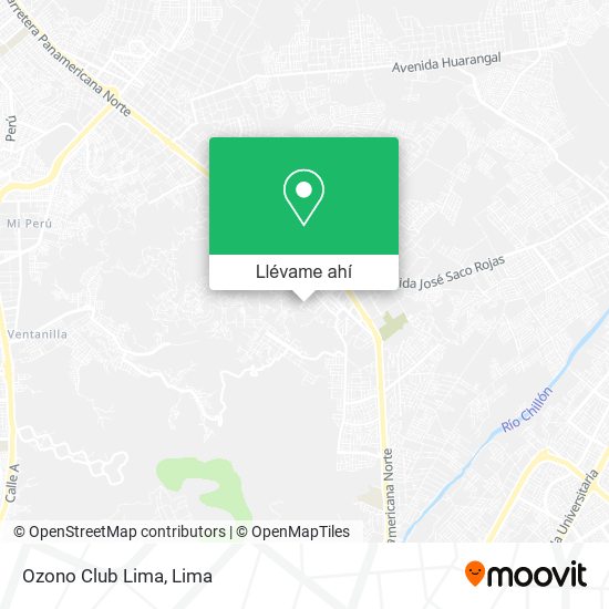 Mapa de Ozono Club Lima