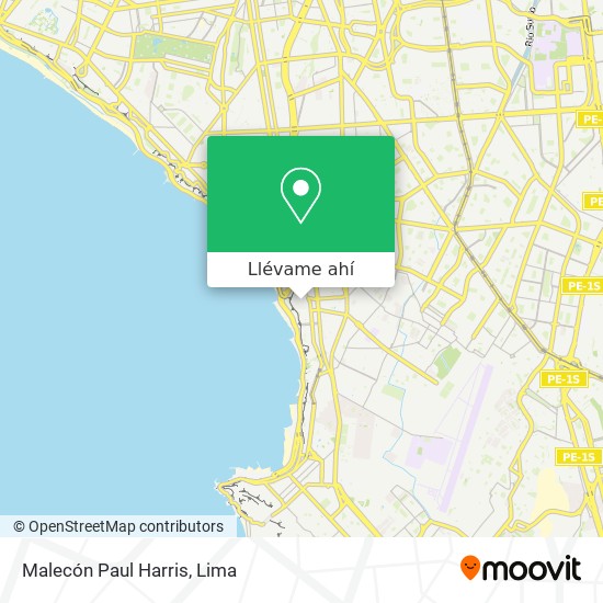 Mapa de Malecón Paul Harris