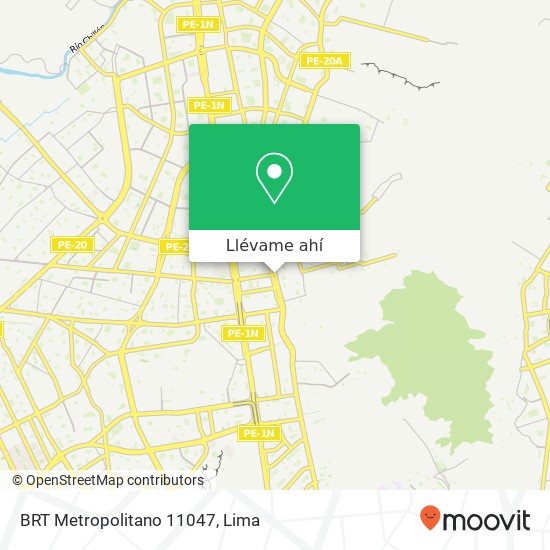 Mapa de BRT Metropolitano 11047