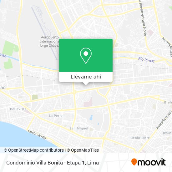 Mapa de Condominio Villa Bonita - Etapa 1