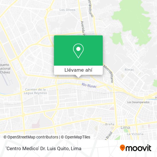 Mapa de 'Centro Medico' Dr. Luis Quito
