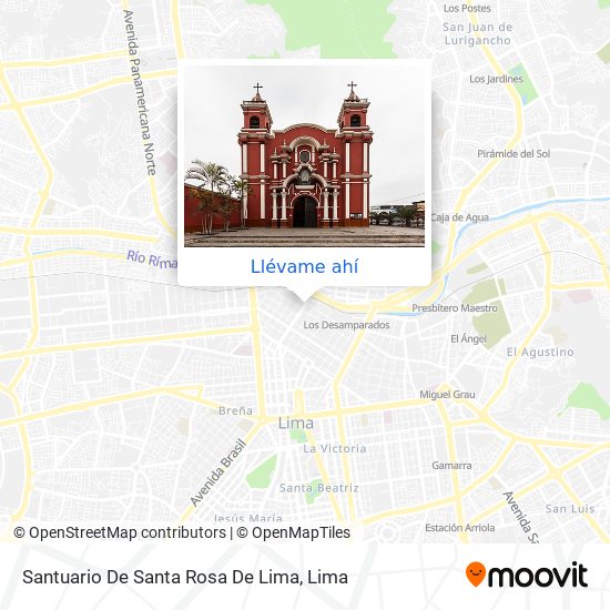 Cómo llegar a Santuario De Santa Rosa De Lima en Autobús o Metro?