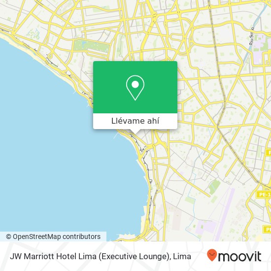Mapa de JW Marriott Hotel Lima (Executive Lounge)