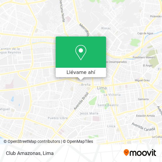 Mapa de Club Amazonas