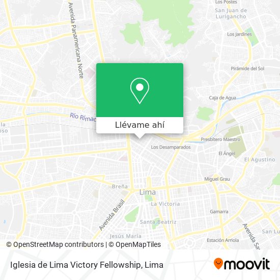 Mapa de Iglesia de Lima Victory Fellowship
