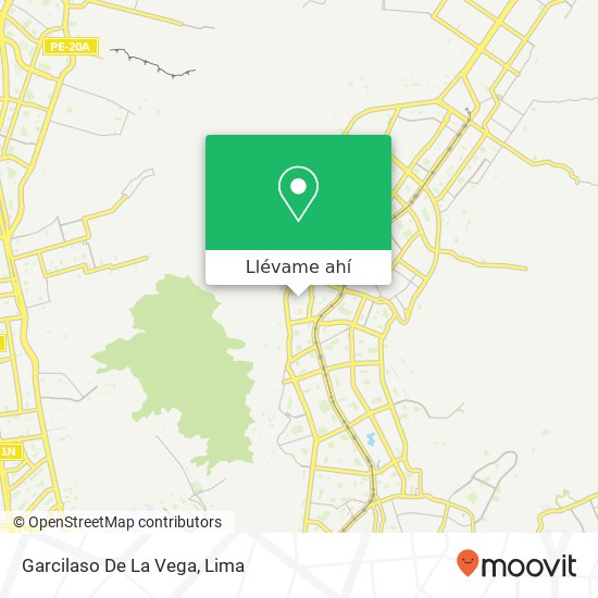 Mapa de Garcilaso De La Vega