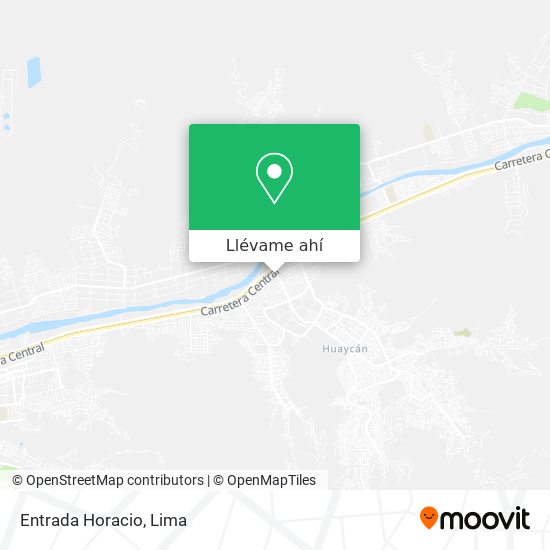 Mapa de Entrada Horacio